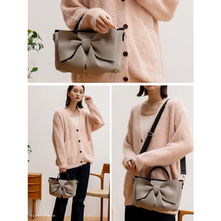 ネオプレーン2wayリボンショルダーバッグ | Vita Felice | 詳細画像10 