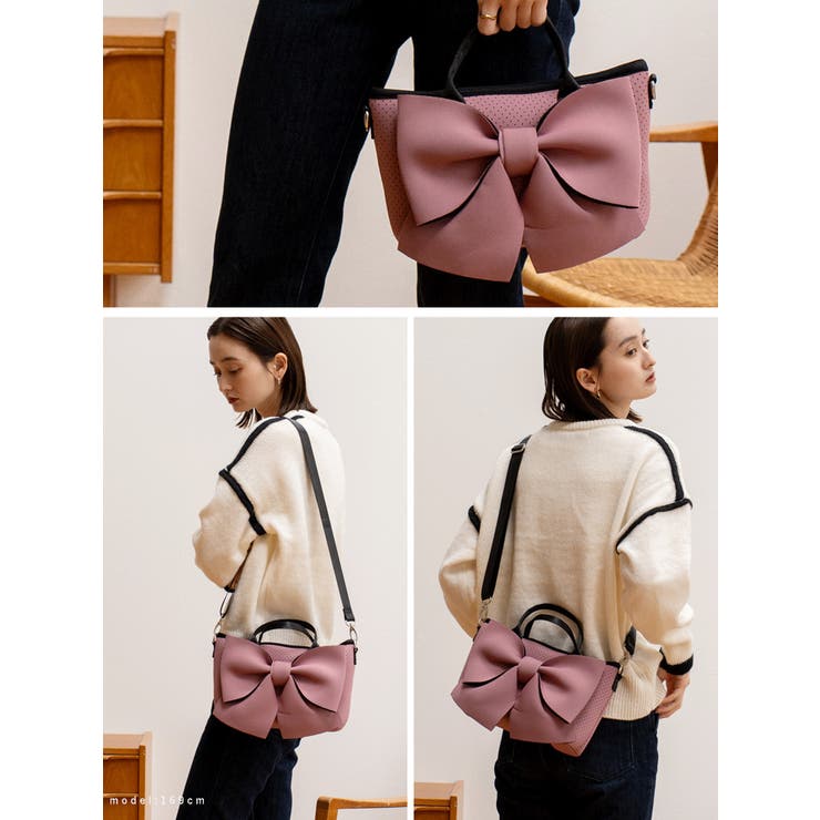 ネオプレーン2wayリボンショルダーバッグ | Vita Felice | 詳細画像11 