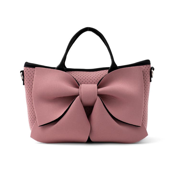 LYN 2WAY リボン フェミニン ショルダーバッグ ジッパー SHIPS｜quaranciel: ライン 2way ショルダー バッグ | Rakuten