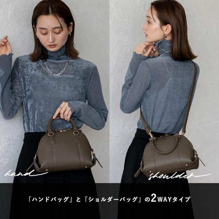 ラウンドファスナー2wayミニバッグ | Vita Felice | 詳細画像3 