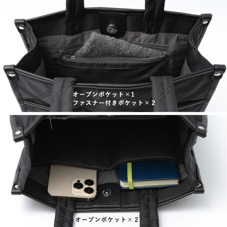 8ポケットキルティングトートバッグ[品番：VI000007501]｜Vita Felice