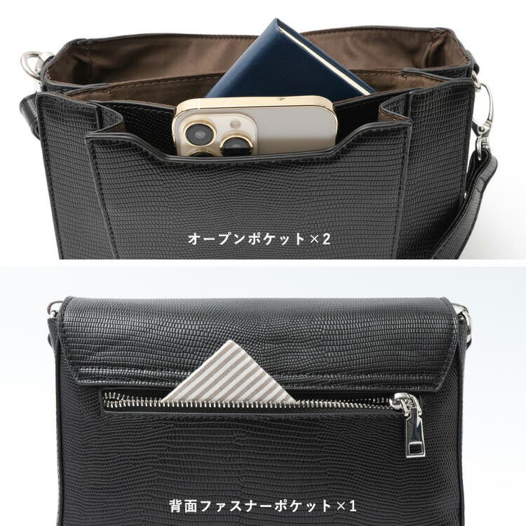 スクエアフラップショルダーバッグ | Vita Felice | 詳細画像10 