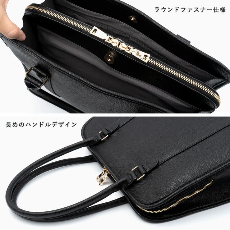 ラウンドファスナー3ルームトートバッグ | Vita Felice | 詳細画像7 