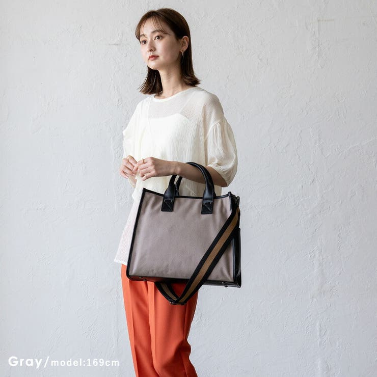 スクエア2wayキャンバストートバッグ | Vita Felice | 詳細画像12 