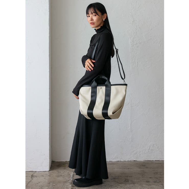 マチ広2wayテープハンドルトートバッグ | Vita Felice | 詳細画像11 