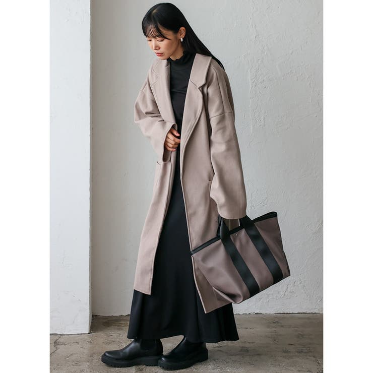 マチ広2wayテープハンドルトートバッグ[品番：VI000001120]｜Vita