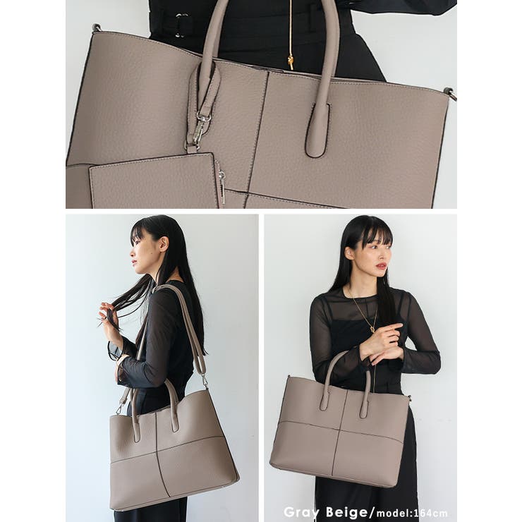 ポーチ付き2wayトートバッグ | Vita Felice | 詳細画像16 