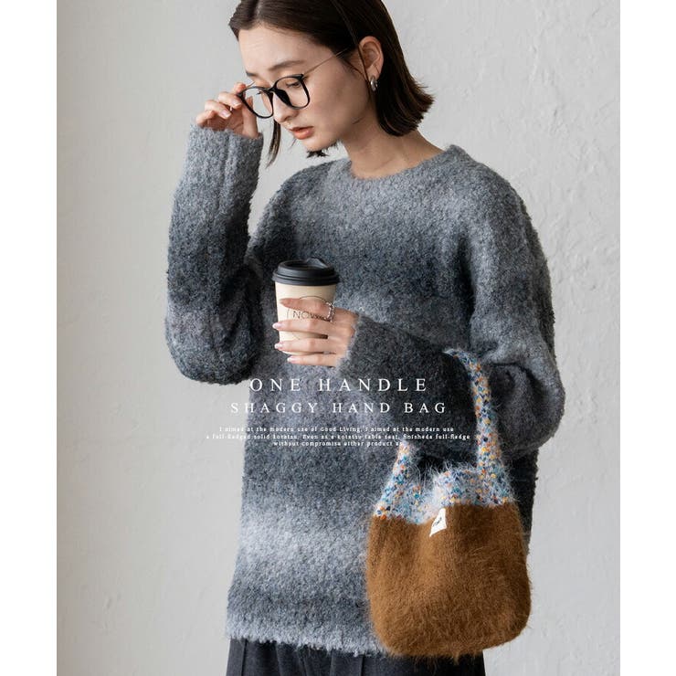 ワンハンドルシャギーミニバッグ | Vita Felice | 詳細画像2 