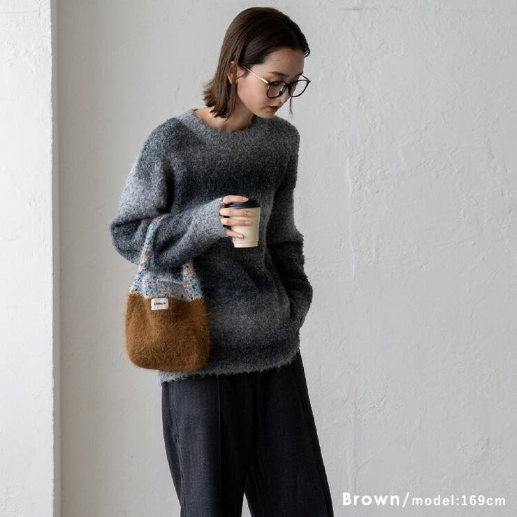 ワンハンドルシャギーミニバッグ | Vita Felice | 詳細画像11 