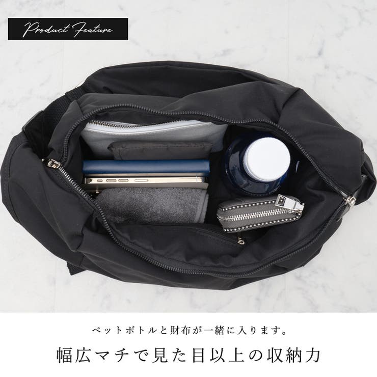 ナイロン半月ショルダーバッグ | Vita Felice | 詳細画像5 