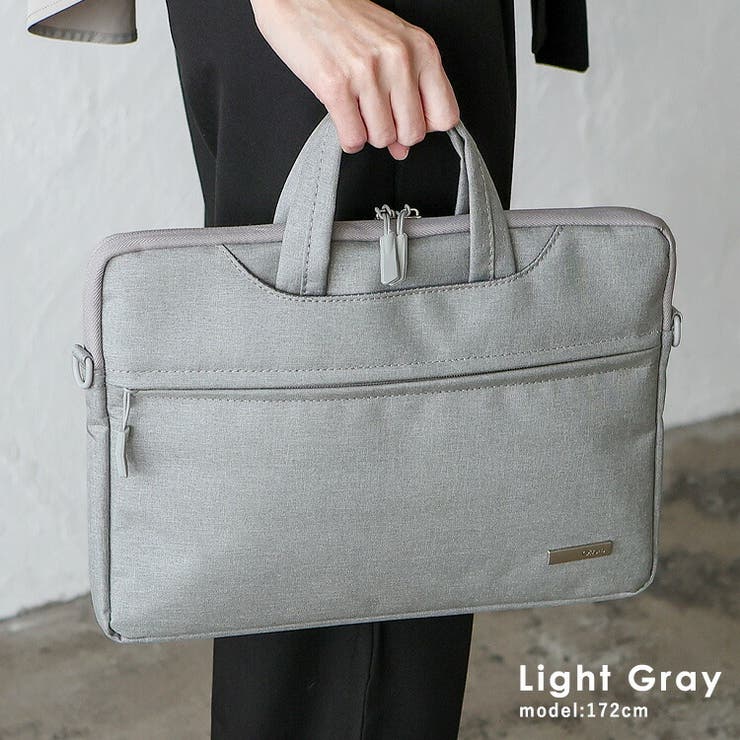 ライトグレー | ナイロン2wayPCバッグ【13インチ】 | Vita Felice