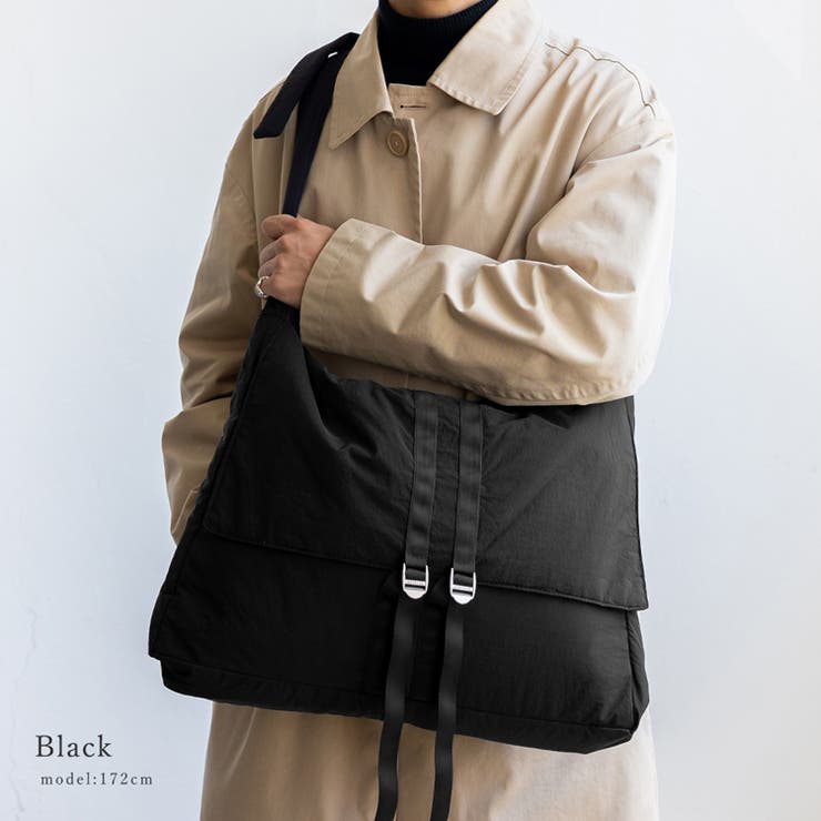 ユニセックス ダブルベルトナイロンBIGショルダー | Vita Felice | 詳細画像4 