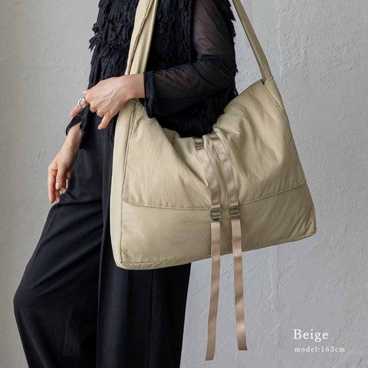 ユニセックス ダブルベルトナイロンBIGショルダー | Vita Felice | 詳細画像8 