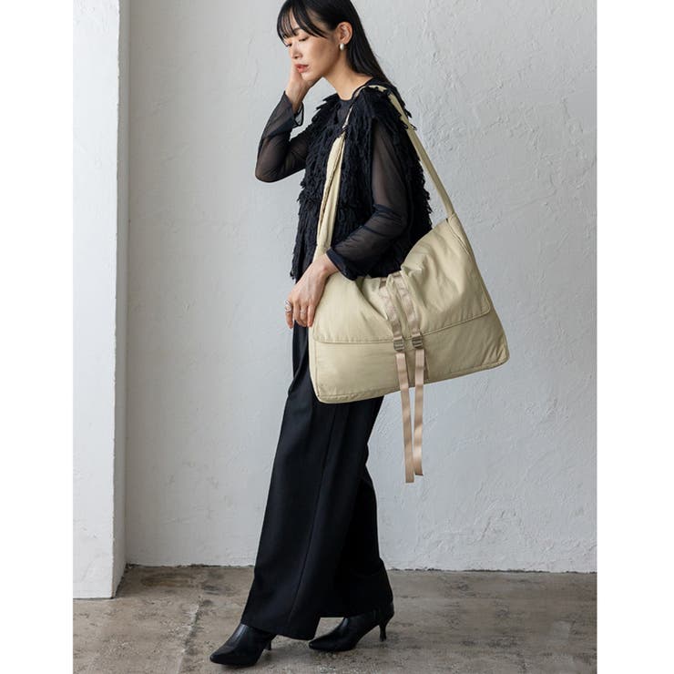 ユニセックス ダブルベルトナイロンBIGショルダー | Vita Felice | 詳細画像9 