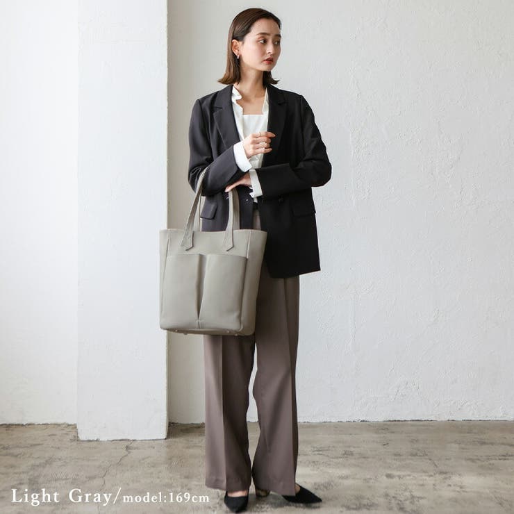 フロントポケット本革トートバッグ | Vita Felice | 詳細画像13 