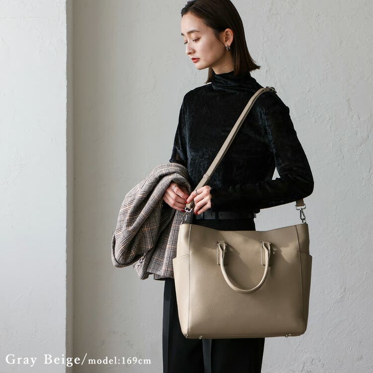 3スペース本革トートバッグ | Vita Felice | 詳細画像13 