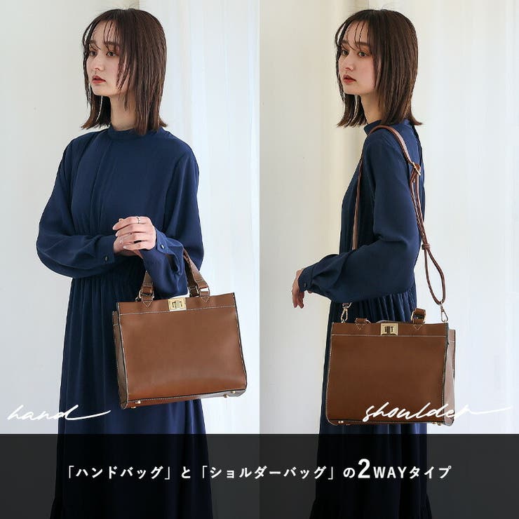 スクエア2wayハンドバッグ | Vita Felice | 詳細画像3 