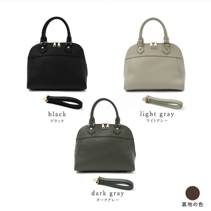 ラウンドファスナー本革2wayハンドバッグ | Vita Felice | 詳細画像17 