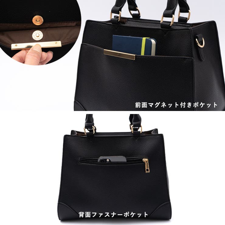 スクエア2wayトートバッグ | Vita Felice | 詳細画像9 