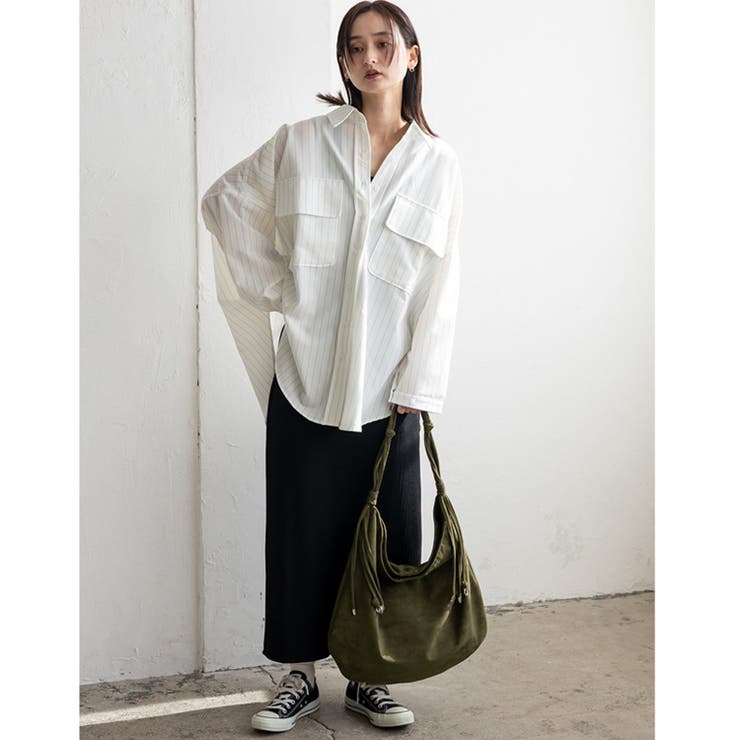 スエードワンハンドルバッグ | Vita Felice | 詳細画像7 