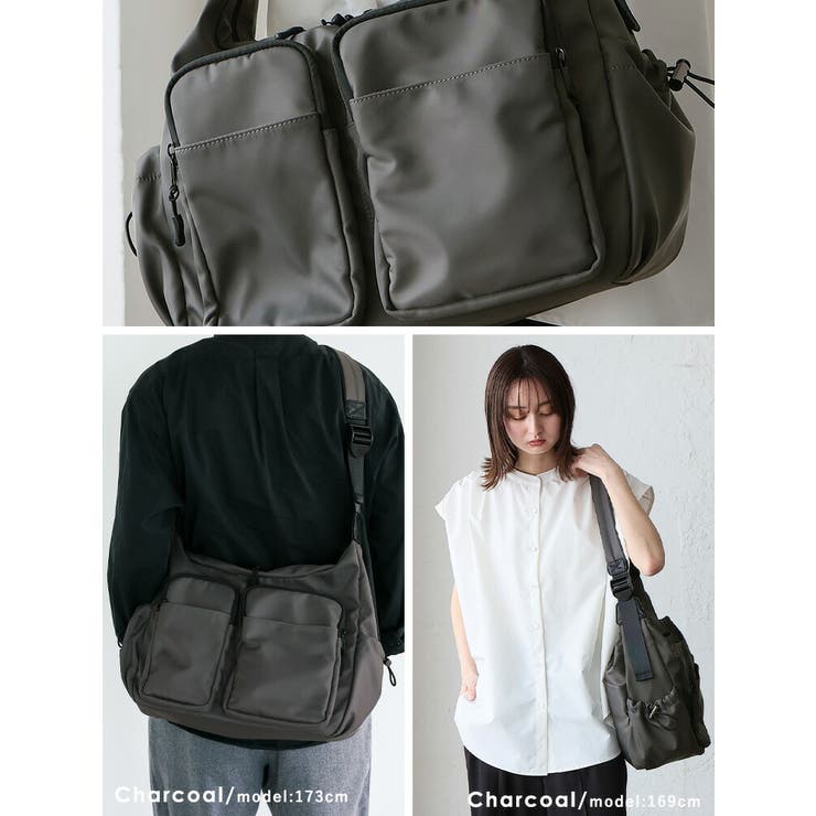 【13ポケット】ナイロンショルダーバッグ | Vita Felice | 詳細画像14 