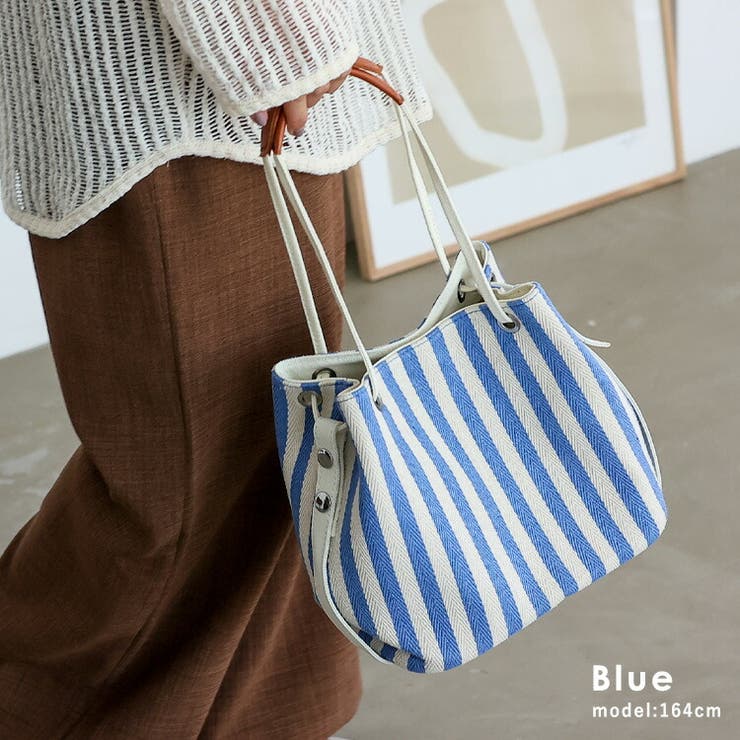 ストライプ トートバッグとポーチセット ROPE PICNIC マルチストライプトートバッグ BOOK (宝島社