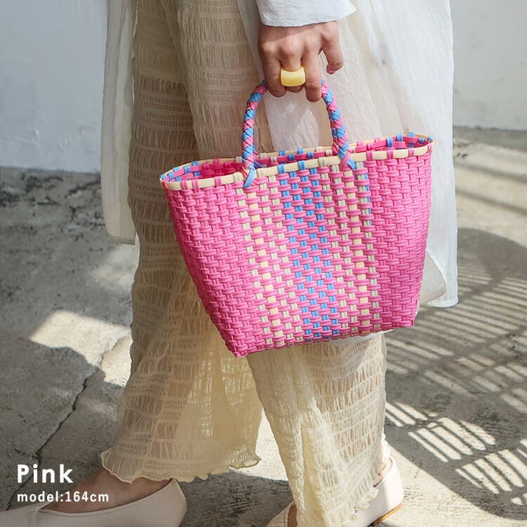 ピンク | カラフルメルカドミニバッグ | Vita Felice