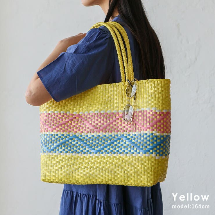 イエロー | メルカドトートバッグ（M） | Vita Felice