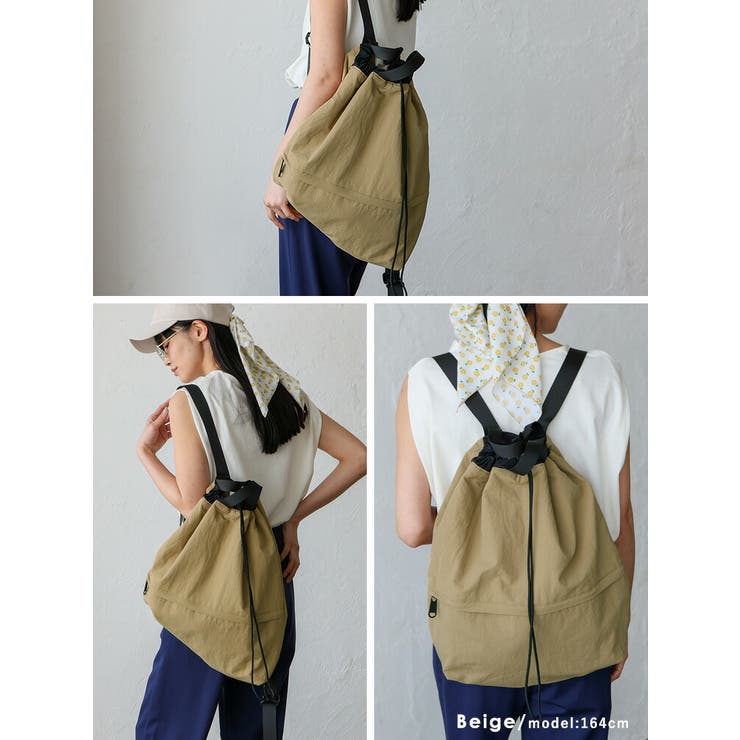 2wayナイロンナップサック | Vita Felice | 詳細画像13 