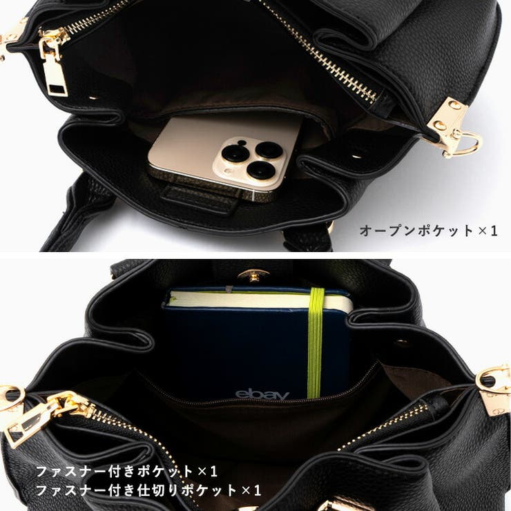 サイドタック2WAYハンドバッグ | Vita Felice | 詳細画像8 