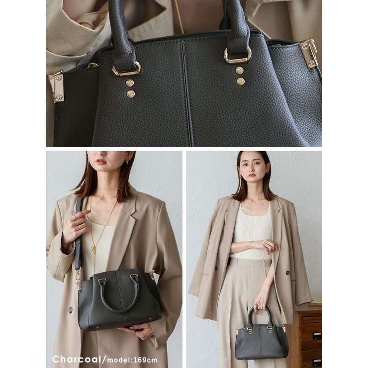 サイドタック2WAYハンドバッグ | Vita Felice | 詳細画像12 