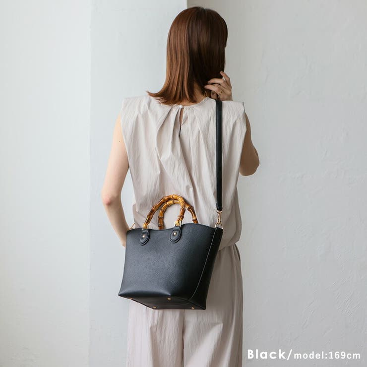 バンブーハンドル2wayハンドバッグ | Vita Felice | 詳細画像10 