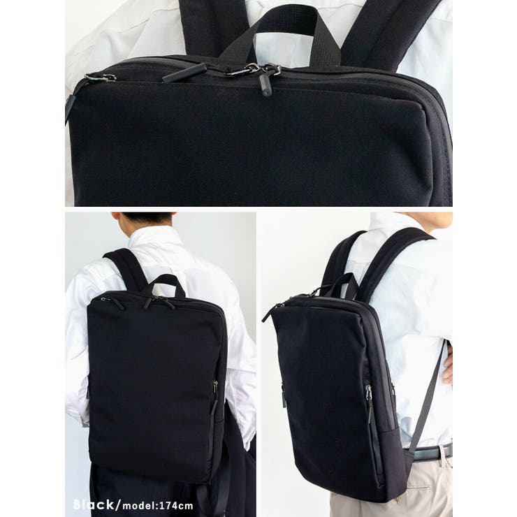 ガジェットポーチ付き薄型スリムリュック | Vita Felice | 詳細画像12 