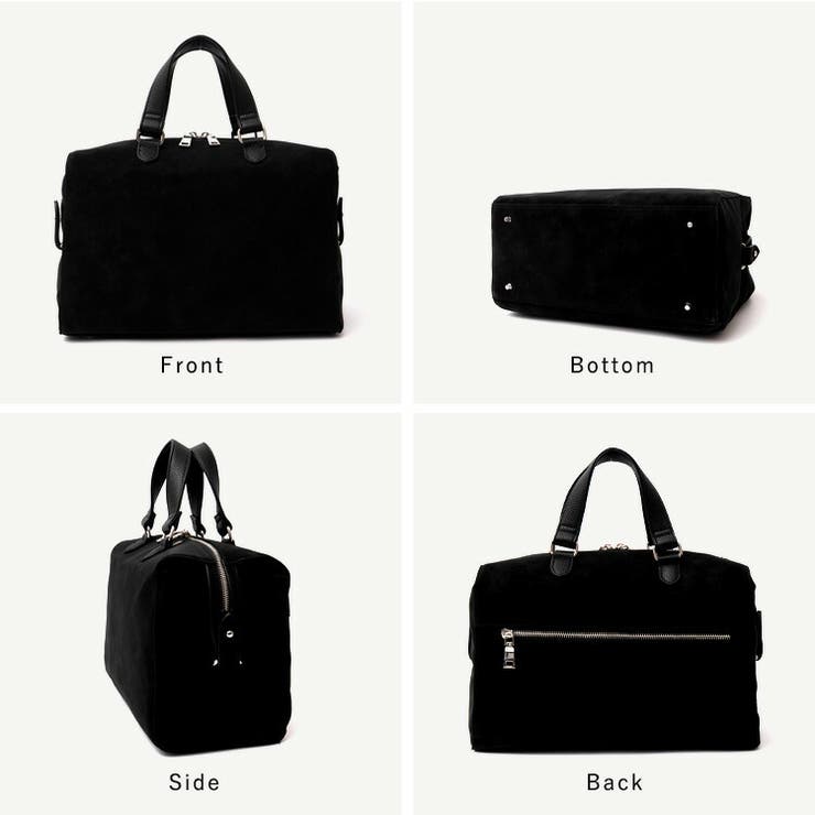 スウェード調スクエアボストンバッグ | Vita Felice | 詳細画像15 