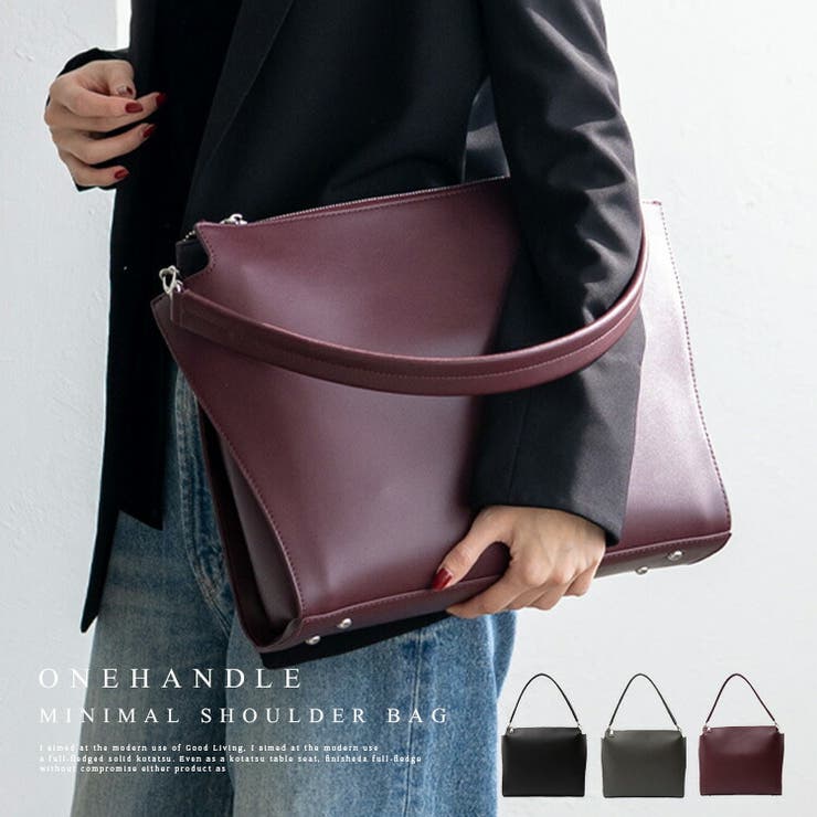 ワンハンドルミニマルショルダーバッグ | Vita Felice | 詳細画像1 