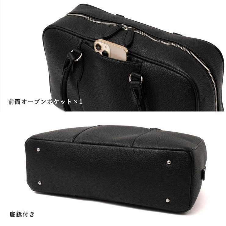 ラウンドファスナーミニマルボストンバッグ | Vita Felice | 詳細画像9 