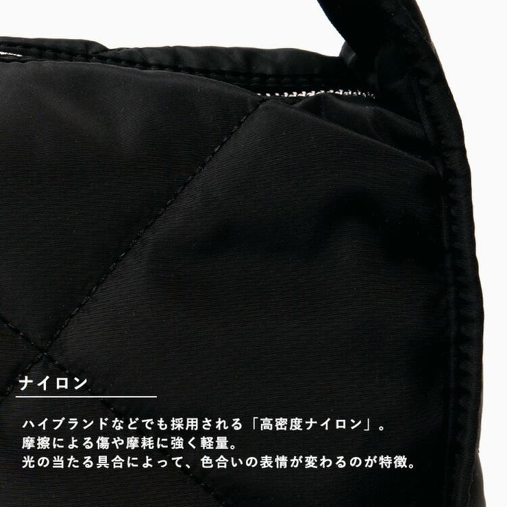 キルティングナイロンワンショルダーバッグ | Vita Felice | 詳細画像5 