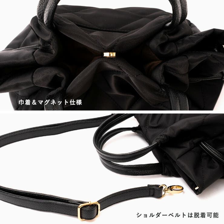 巾着2WAYハンドバッグ | Vita Felice | 詳細画像6 