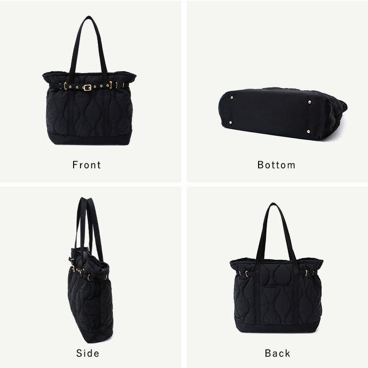 ベルトデザインキルティングトートバッグ | Vita Felice | 詳細画像16 