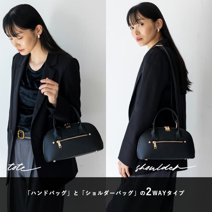 サイドタック2WAYハンドバッグ | Vita Felice | 詳細画像3 