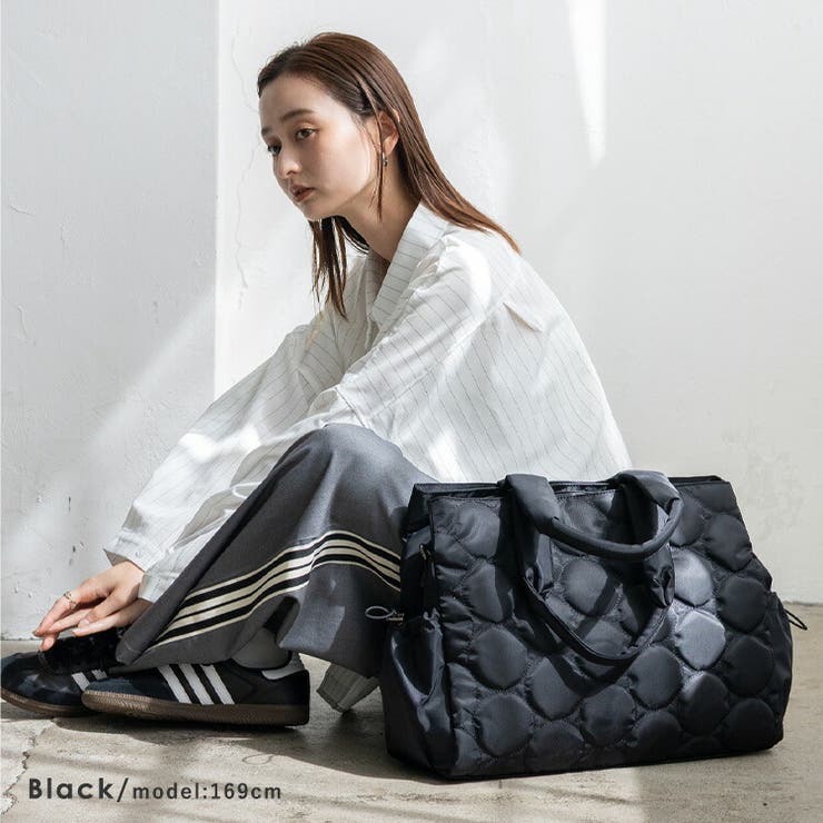 ドットキルティング2way3ルームバッグ | Vita Felice | 詳細画像11 