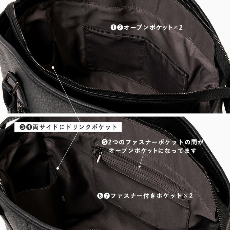 10ポケットユニセックスボストンバッグ | Vita Felice | 詳細画像8 