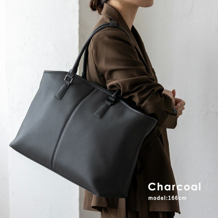 チャコール | 10ポケットユニセックスボストンバッグ | Vita Felice