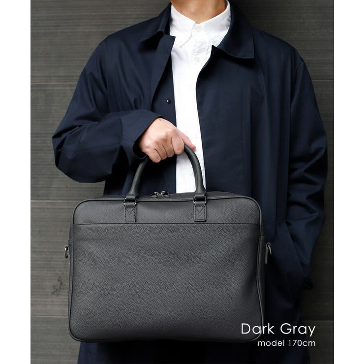 ダークグレー | 本革ビジネスバッグ | Vita Felice