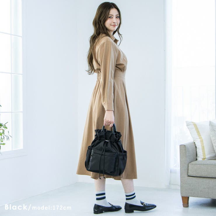 【片瀬那奈さんコラボ】3WAYナイロン巾着バッグ | Vita Felice | 詳細画像11 