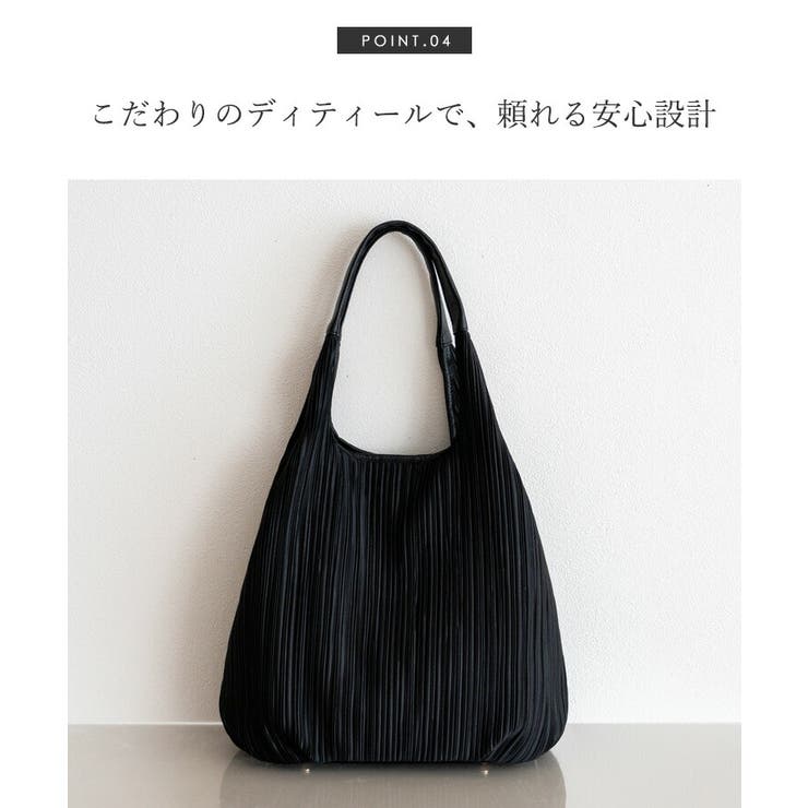 プリーツロングハンドルトートバッグ | Vita Felice | 詳細画像11 