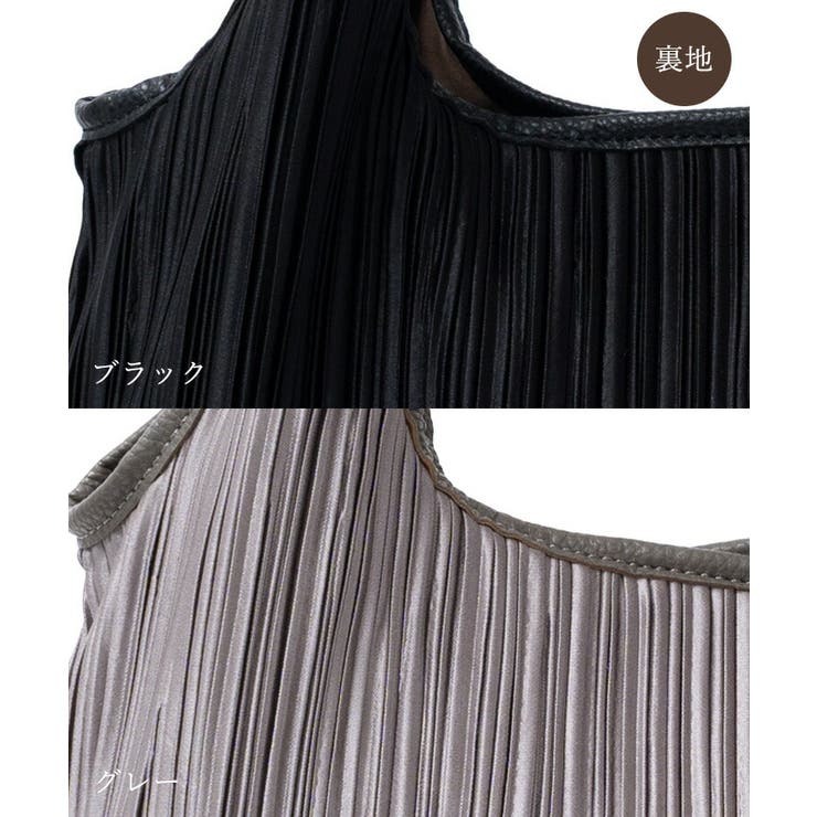 プリーツロングハンドルトートバッグ | Vita Felice | 詳細画像16 