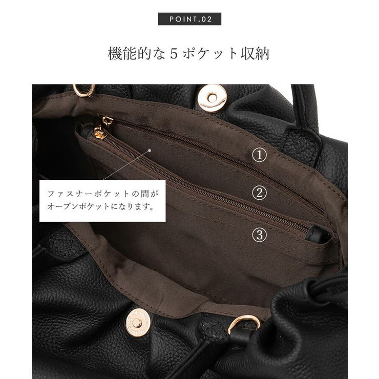 本革巾着2WAYバッグ | Vita Felice | 詳細画像7 
