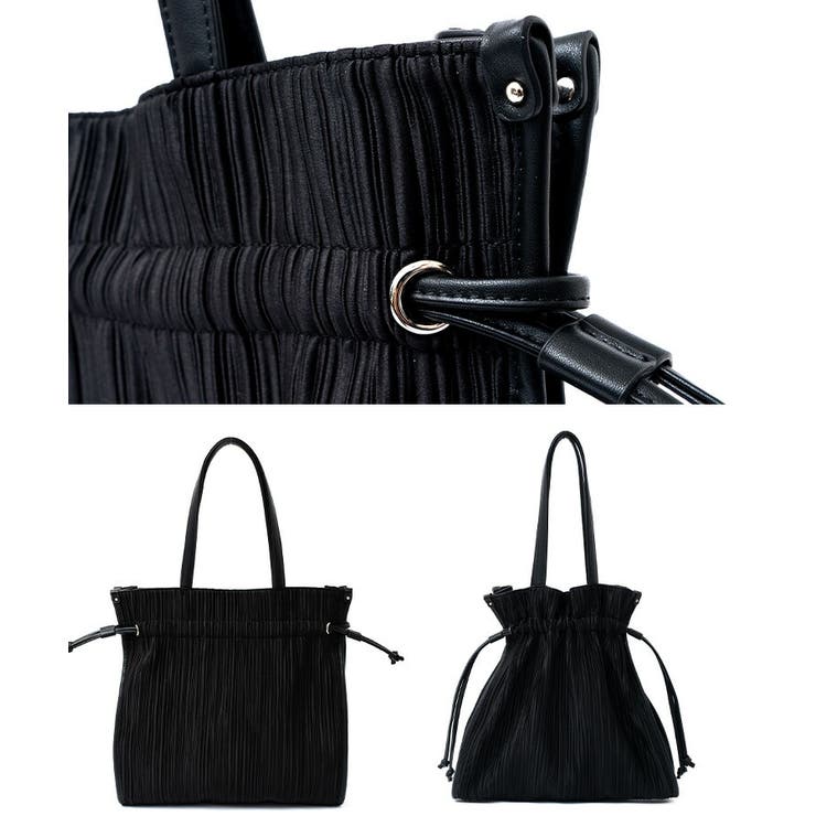 プリーツ巾着トートバッグ | Vita Felice | 詳細画像12 