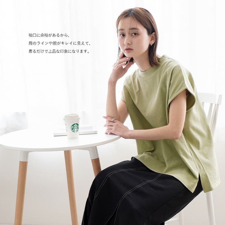 ヘビーウェイトフレンチスリーブTシャツ | Vita Felice | 詳細画像15 